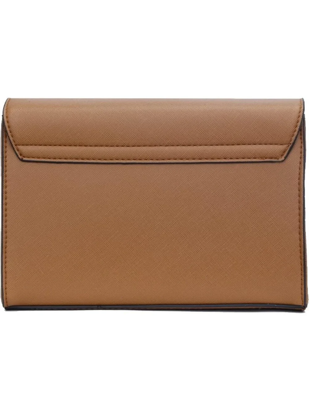 👜 Women's Brown Faux Leather Evening Handbag Party Wedding Prom Clutch Purses